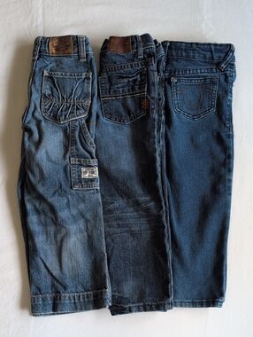 Size 3T Boys Premium Denim Bundle - True Religion Tommy Hilfiger Vintage Gap Y2K